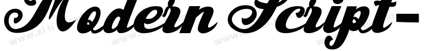 Modern Script字体转换 Modern Script字体转换
